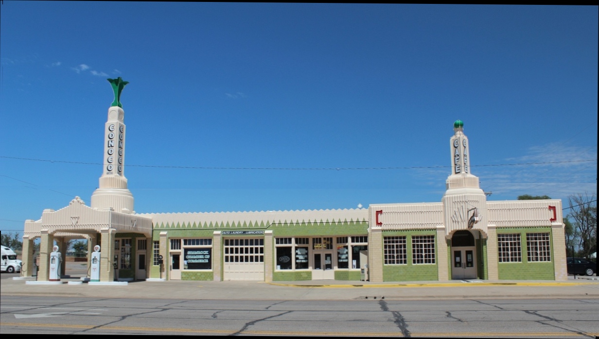 Click to Enlarge-Esc to Close EventPhotos/Route66/Route 66-3690 Shamrock, Texas.JPG